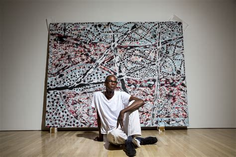 A New Jackson Pollock Mark Bradford Interrupts Disorients And