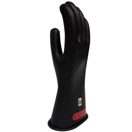 ArcGuard GC0B08 Voltage Gloves SZ 8 Rubber Black ASTM Class Class