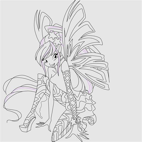 Winx Club Roxy Coloring Pages