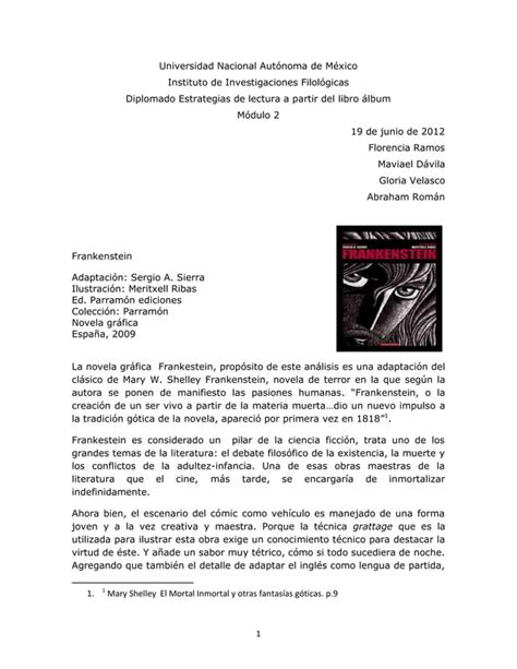 Frankenstein Novela Gr Fica Pdf