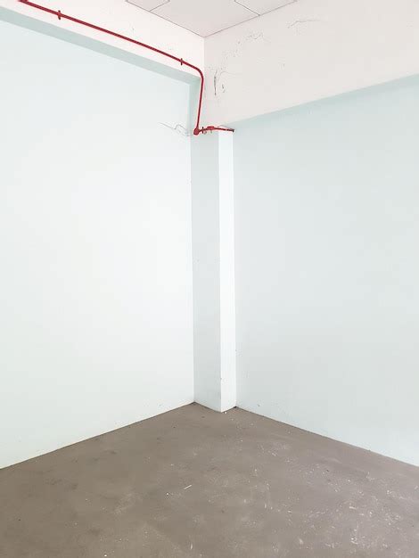 premium photo white wall corner  home