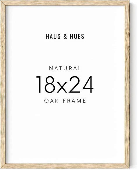 HAUS AND HUES 16 X20 Beige Natural Oak Wood Frames Set Of 1 For