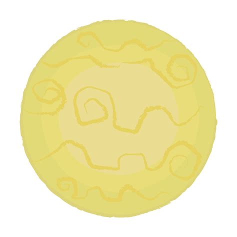 Yellow planet, monochrome illustration 10030404 Vector Art at Vecteezy