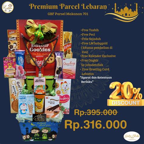 Jual Parcel Lebaran Gbf Hamper Snack Hamper Lebaran Hamper