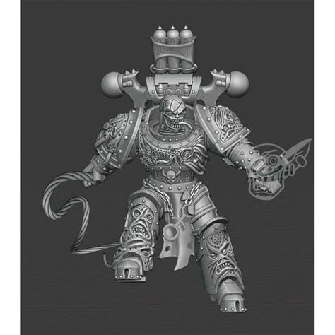 Миниатюра Warhammer 40000. Chaos Space Marines. Люциус Вечный / Lucius ...