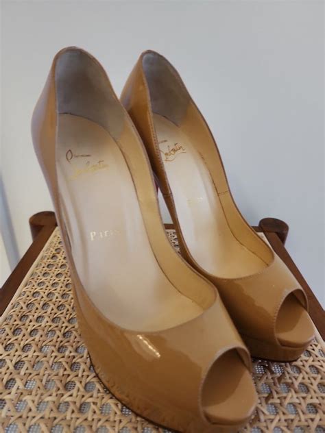 Christian Louboutin Nude Heels Women S Fashion Footwear Heels On