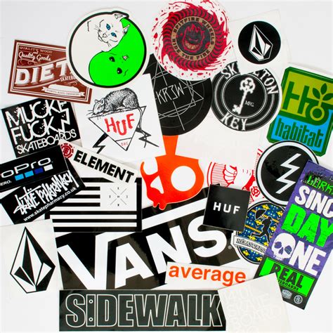 assorted sticker sticker pack  stickers  wwskatepharmcouk