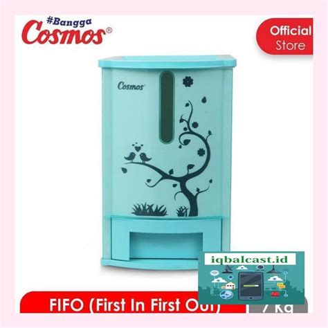 Jual Rq0Fkftiq Cosmos 007 Pundi Sarana Penyimpan Beras 7 Kg Iqbs57