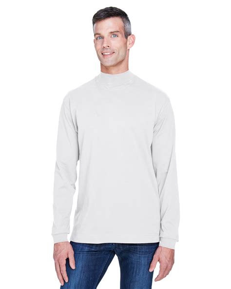 Devon Jones D420 Adult Sueded Cotton Jersey Mock Turtleneck