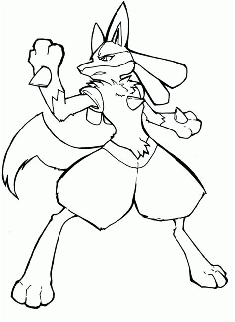 Lucario Coloring Pages - Coloring Home