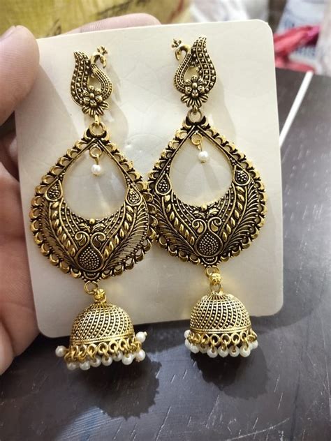 Simple Gold Earrings At Rs 31pair In Rajkot Id 23916945673