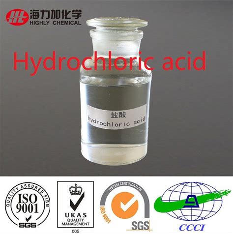 HCI Industrial Grade 31 Hydrochloric Acid China 31 And Acid