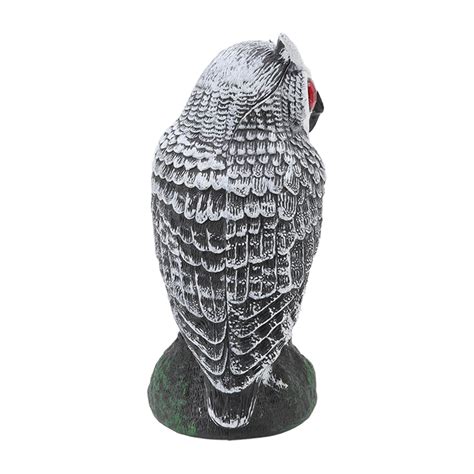 Owl Bird Deterrent Garden Plastic Red Eyes Owls to Keep Birds Away Fine ...