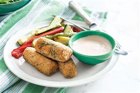 Salmon And Sweet Potato Croquettes With Vegie Fries Recipe Salmon