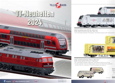 Tillig Katalog Modellbahn Tt Neuheiten