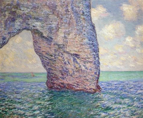 1885 Claude Monet The Manneporte At High Tide Private Coll Flickr