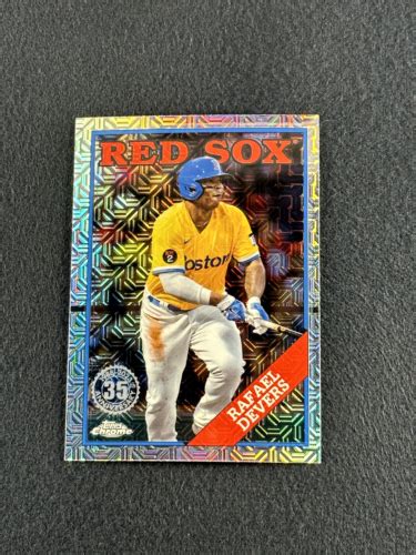 2023 Topps Series 1 RAFAEL DEVERS Chrome Mojo Silver Pack T88C 47 Red