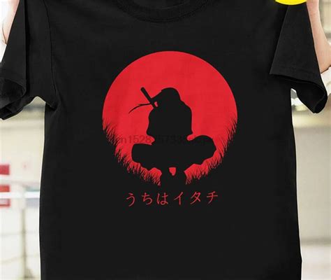 Itachi Uchiha Akatsuki T Shirt Black Size S 3xl More Size And Colors