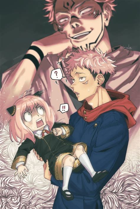 Anya Itadori Yuuji And Ryoumen Sukuna Jujutsu Kaisen And 1 More