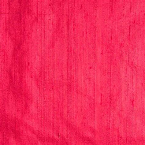 Pink Dupion Pure Raw Silk Fabric