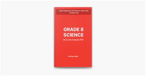 ‎class 8 Science Mcq Multiple Choice Questions Pdf Grade 8 Science Answers Book Download On