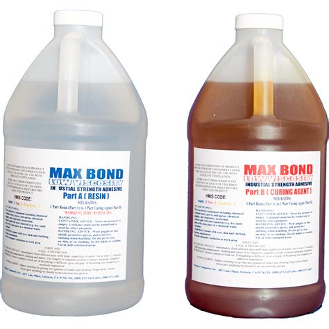 Max Bond Low Viscosity 1 Gallon Epoxy Resin Boat Building Marine Grade High Strength