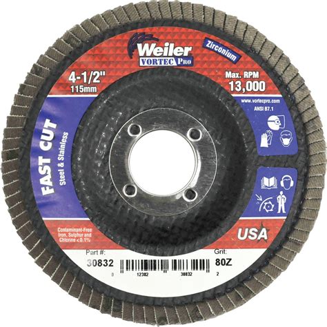 Weiler Non Woven Zirconium Flap Disc Walmart