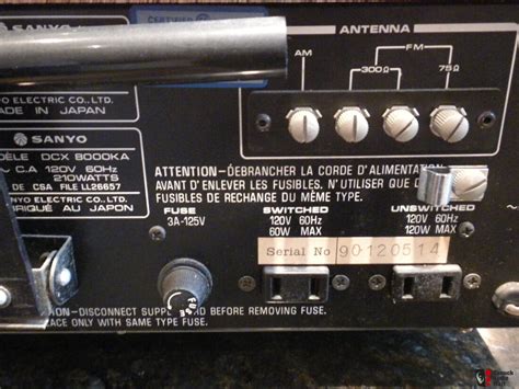 Selling A Pristine Condition Vintage Sanyo Dcx K Receiver Photo