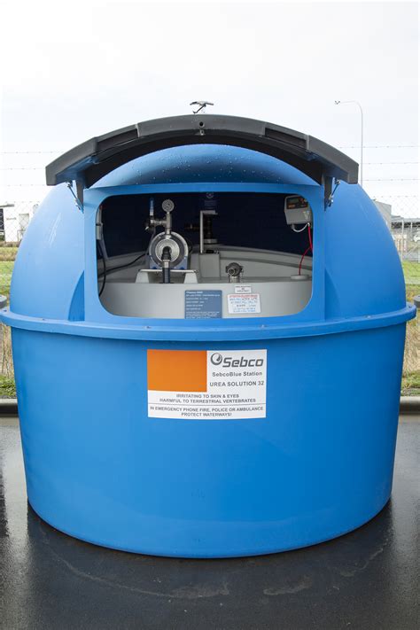 Adblue Storage And Dispensing Tanks Christchurch Dunedin 4800 Litre Sebco