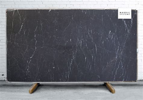 Pietra Black Honed Marble Slab Random Marble Systems Marble Supplier