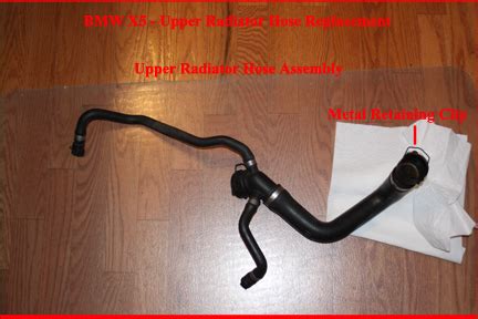 BMW X5 How To Replace The Upper Radiator Hose