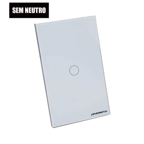 Interruptor Inteligente Touch Wi Fi 4x2 1 Botão s Neutro Nova