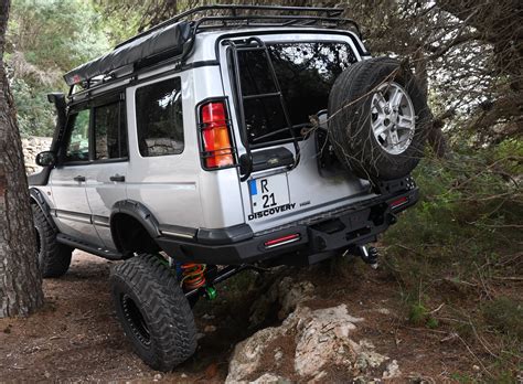 Land Rover Discovery D2 Winch Rear Long Bumper With Led Lights