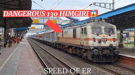 Dangerous Kmph Shatabdi Himgiri Rajdhani Padatik Spotted At