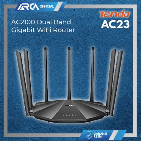 Tenda Router AC23 AC2100 Dual Band Gigabit WiFi Router Lazada Indonesia