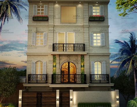 Facade Exterior Design By ANSA Interiors On Behance