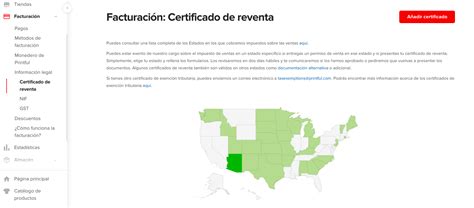 C Mo Presento Un Certificado De Reventa O Un Certificado De Exenci N