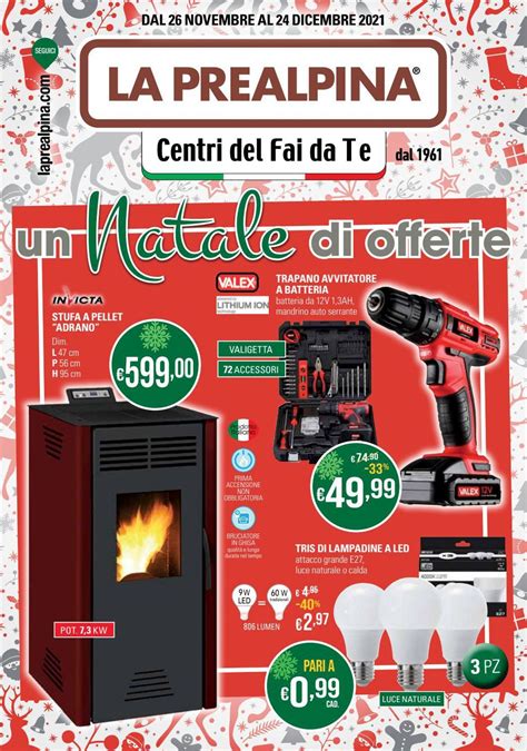 Volantino La Prealpina Natale 2021 26 11 24 12 2021 Rabato