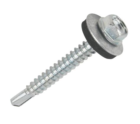 Easydrive Flange Self Drilling Screws 5 5mm X 25mm 100 Pack Screwfix