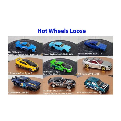 Hotwheels Hot Wheels Loose Scale 1 64 Original Mattel Can Choose