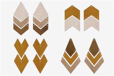 Chevron Earring SVG Faux Leather Arrow Earrings 1468267