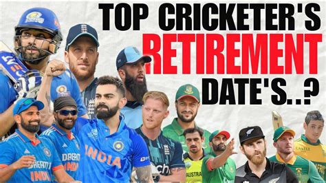 Top Cricketers Retirement After World Cup 2023 One Day World Cup