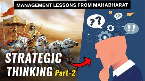 Management Lessons From Mahabharat Strategic Thinking Part Youtube