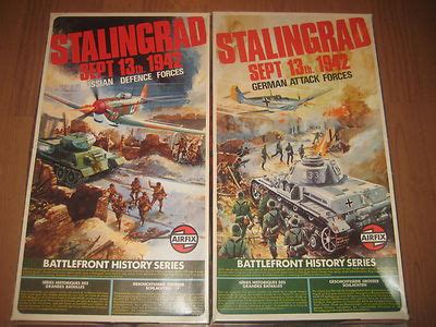 vintage airfix model kits battle of stalingrad diorama's | #251176083