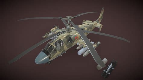 Kamov Ka-52 "Alligator" Camo Static - Buy Royalty Free 3D model by ...