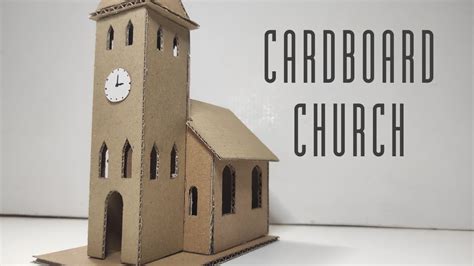 How To Make A Cardboard Church YouTube