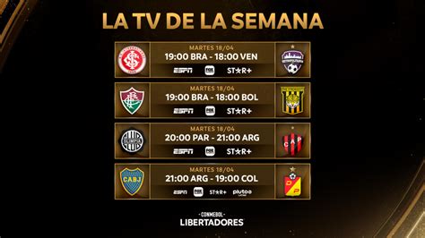 Programação De Jogos Da Conmebol Libertadores E Conmebol