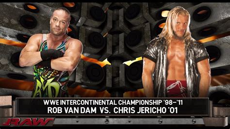 Wwe K Rob Van Dam Vs Chris Jericho Ladder Match Wwe