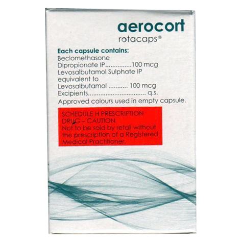 Aerocort Rotacaps S Price Uses Side Effects Composition Apollo