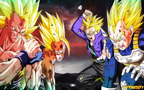 Vegeta And Trunks Wallpapers Wallpaper Cave